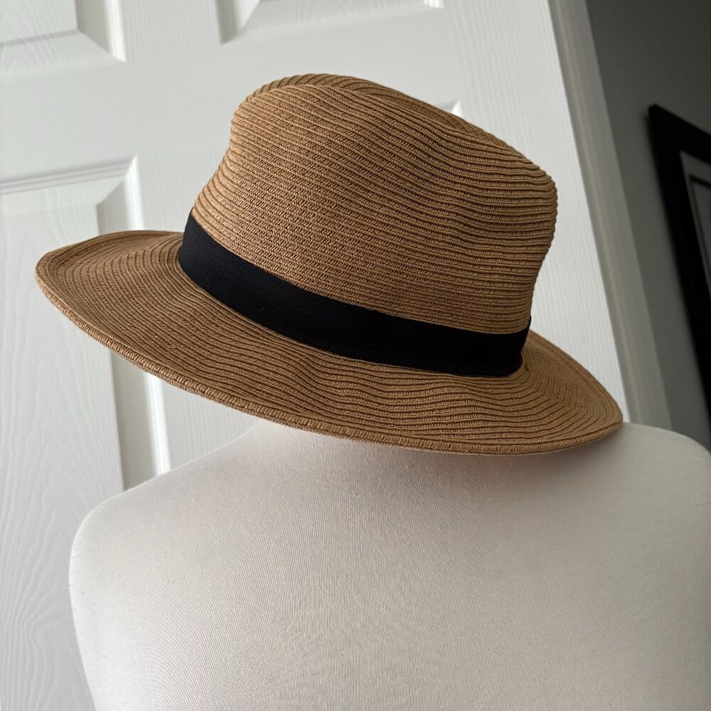 Tan Fedora Style Sunhat by Sunday Afternoons Size M - Picture 2 of 5